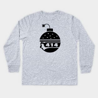 Chicken Bombers Icon Kids Long Sleeve T-Shirt